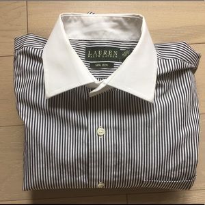 Ralph Lauren Striped Shirt 16 32/33 French Cuffs
